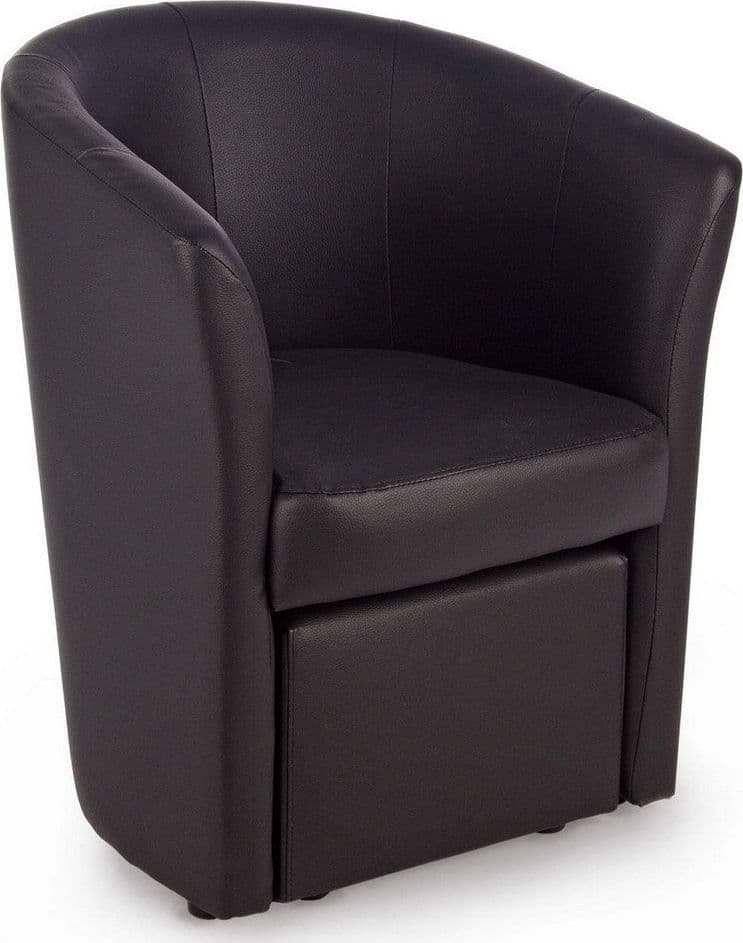 Poltrona "Rita" per interno, Struttura In Legno Di Pino E Compensato, Rivestimento In Similpelle 94% Pvc 6% Poliuretano 64,5 x 59,5 x 78h cm in Poltrone Decor Space - Altamura, commercioVirtuoso.it