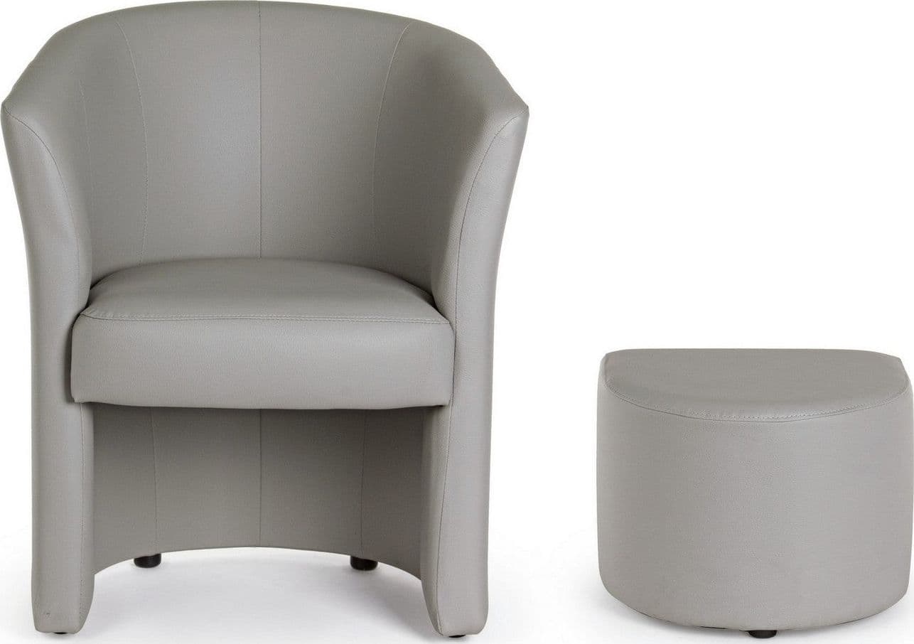 Poltrona "Rita" per interno, Struttura In Legno Di Pino E Compensato, Rivestimento In Similpelle 94% Pvc 6% Poliuretano 64,5 x 59,5 x 78h cm in Poltrone Decor Space - Altamura, commercioVirtuoso.it