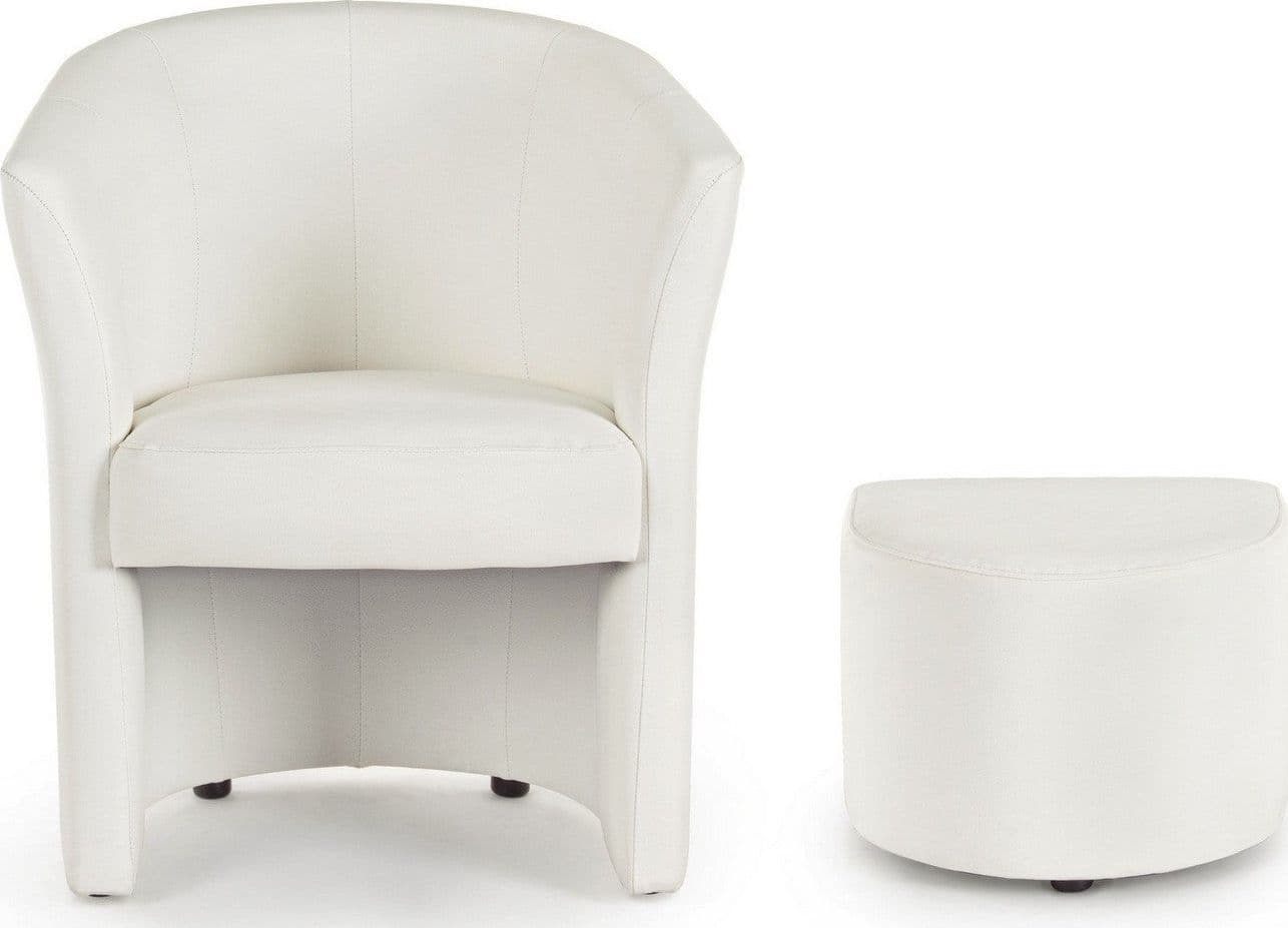 Poltrona "Rita" per interno, Struttura In Legno Di Pino E Compensato, Rivestimento In Similpelle 94% Pvc 6% Poliuretano 64,5 x 59,5 x 78h cm - 21