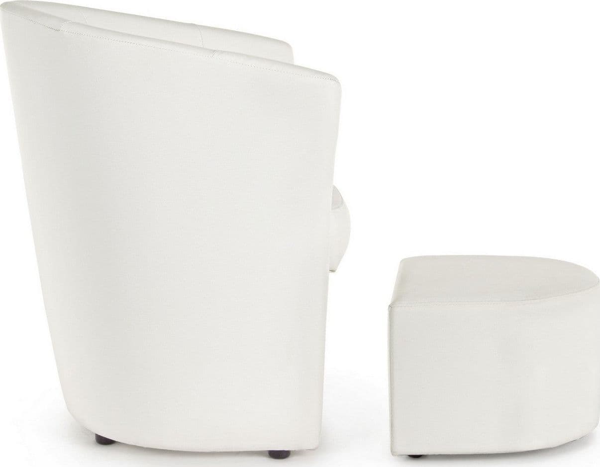 Poltrona "Rita" per interno, Struttura In Legno Di Pino E Compensato, Rivestimento In Similpelle 94% Pvc 6% Poliuretano 64,5 x 59,5 x 78h cm - 23