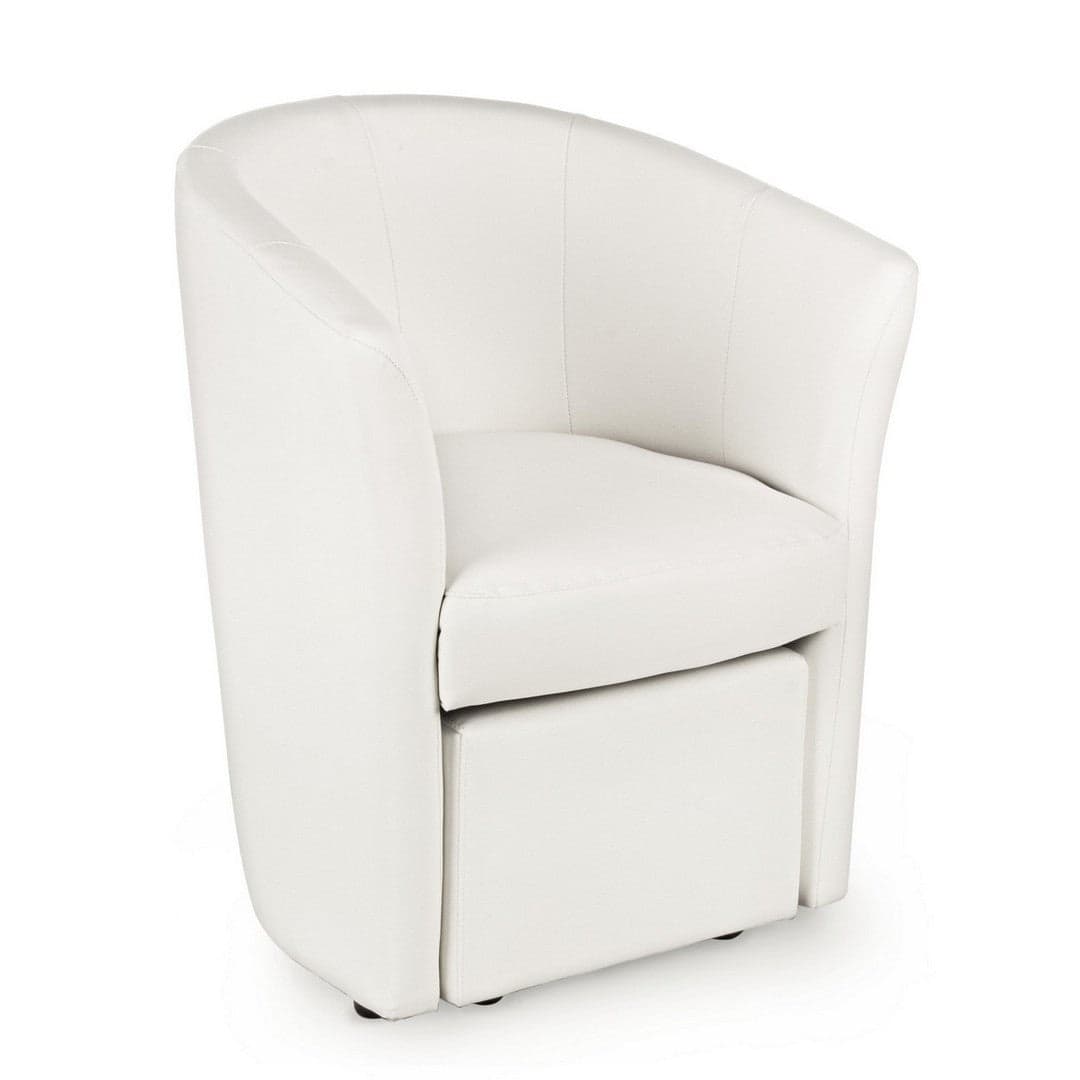 Poltrona "Rita" per interno, Struttura In Legno Di Pino E Compensato, Rivestimento In Similpelle 94% Pvc 6% Poliuretano 64,5 x 59,5 x 78h cm - 26