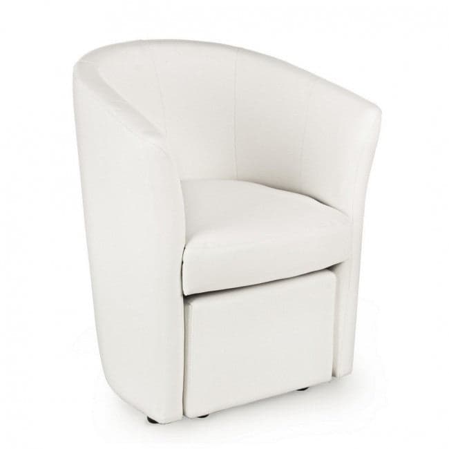 Poltrona "Rita" per interno, Struttura In Legno Di Pino E Compensato, Rivestimento In Similpelle 94% Pvc 6% Poliuretano 64,5 x 59,5 x 78h cm - 27