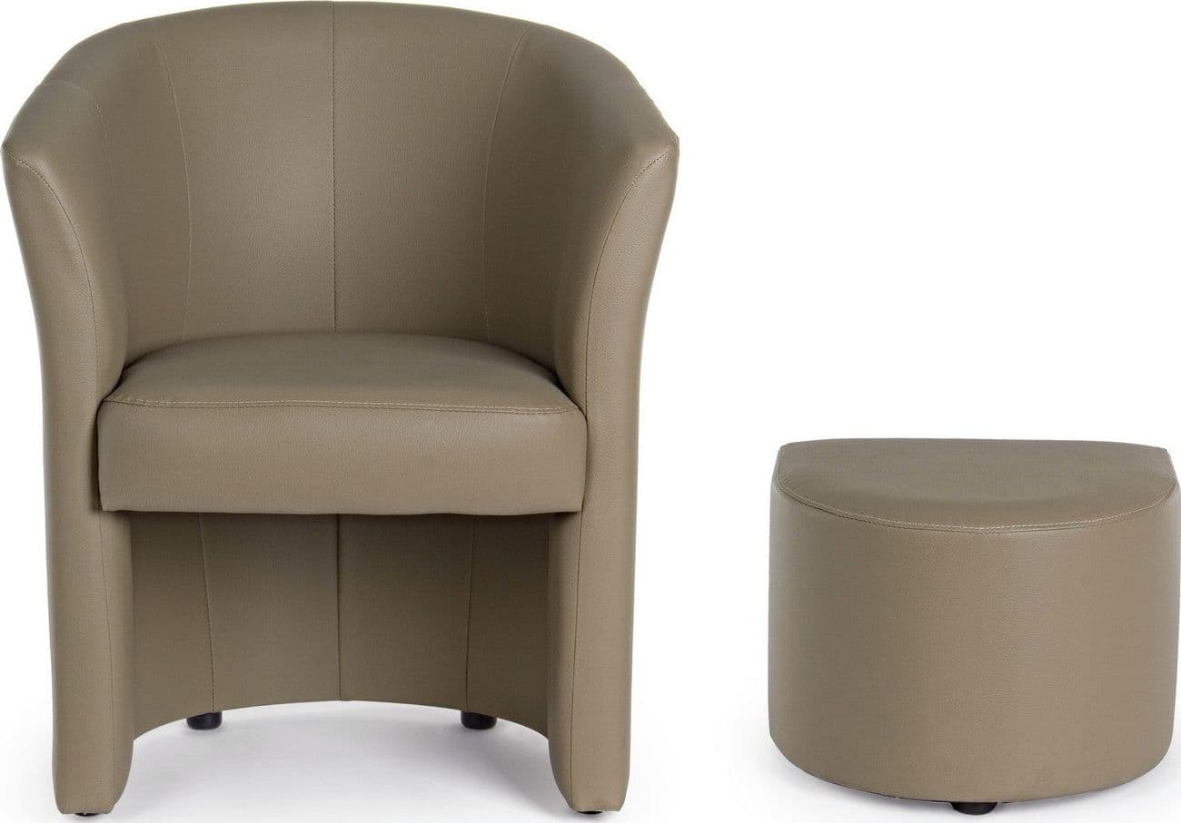Poltrona "Rita" per interno, Struttura In Legno Di Pino E Compensato, Rivestimento In Similpelle 94% Pvc 6% Poliuretano 64,5 x 59,5 x 78h cm - 30