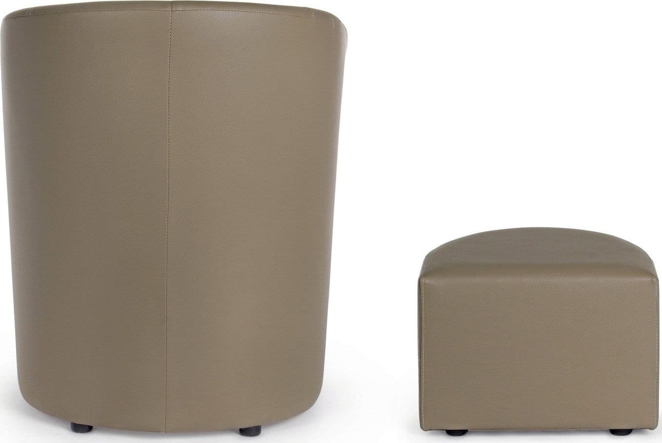 Poltrona "Rita" per interno, Struttura In Legno Di Pino E Compensato, Rivestimento In Similpelle 94% Pvc 6% Poliuretano 64,5 x 59,5 x 78h cm - 31