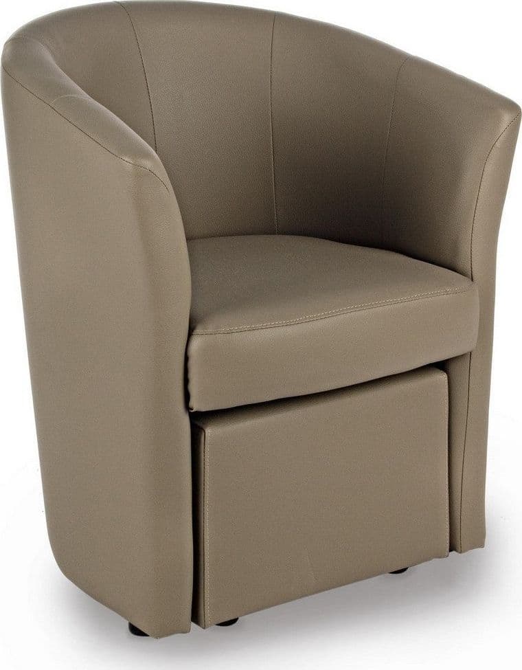 Poltrona "Rita" per interno, Struttura In Legno Di Pino E Compensato, Rivestimento In Similpelle 94% Pvc 6% Poliuretano 64,5 x 59,5 x 78h cm - 35