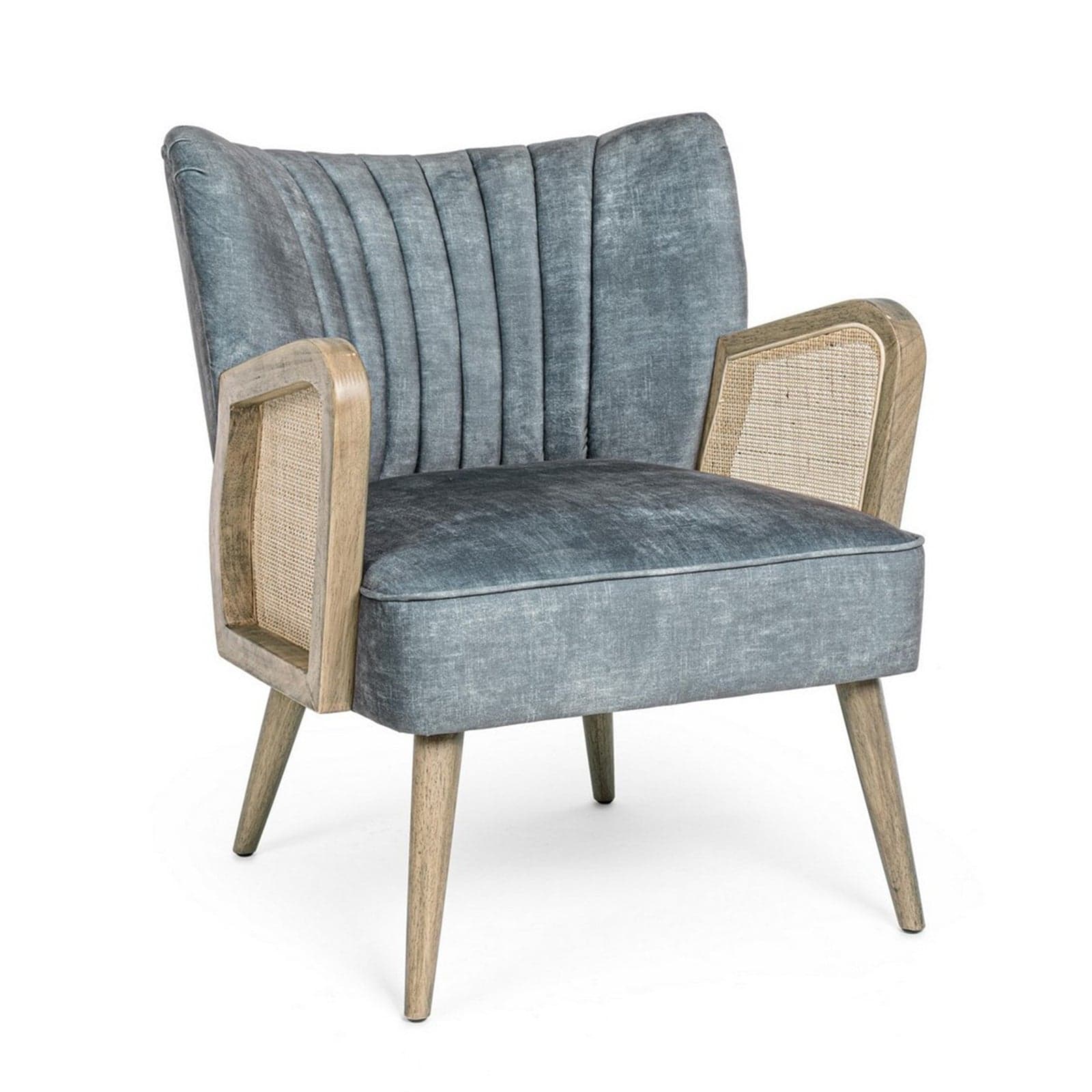 Poltrona "Virna" per interno, Struttura In Legno Di Pino E Compensato 64 x 71 x 79h cm - 26