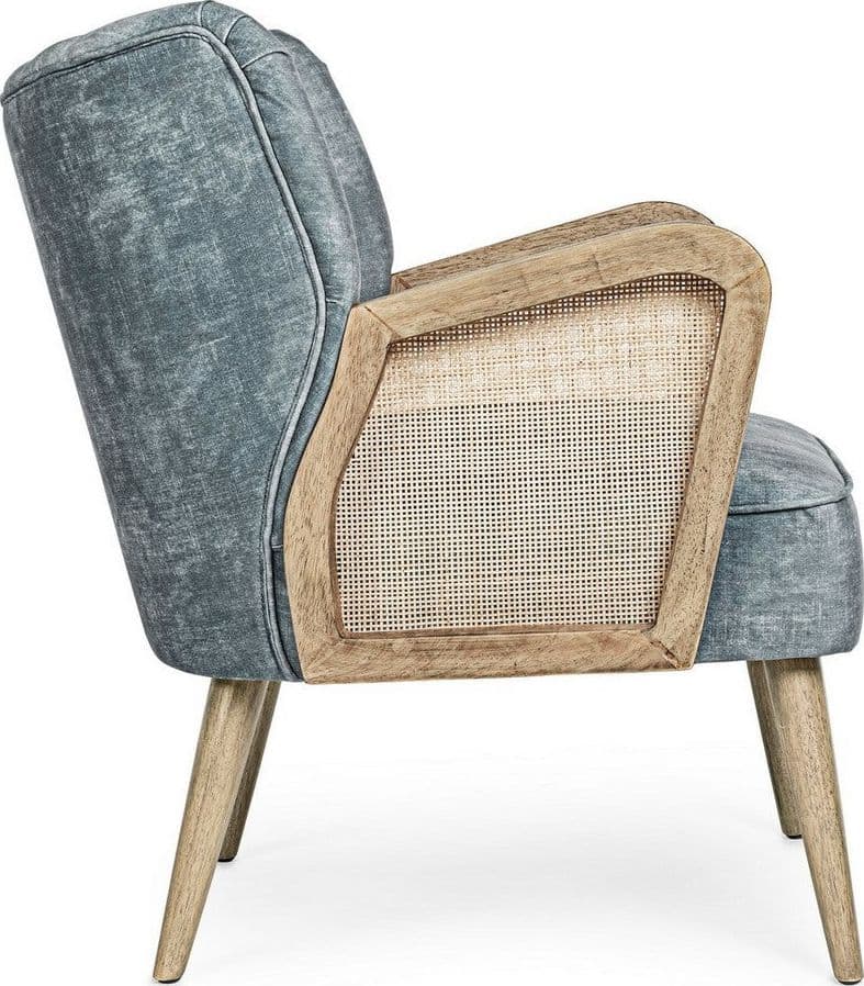 Poltrona "Virna" per interno, Struttura In Legno Di Pino E Compensato 64 x 71 x 79h cm - 45
