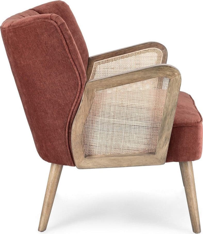 Poltrona "Virna" per interno, Struttura In Legno Di Pino E Compensato 64 x 71 x 79h cm in Poltrone Decor Space - Altamura, commercioVirtuoso.it