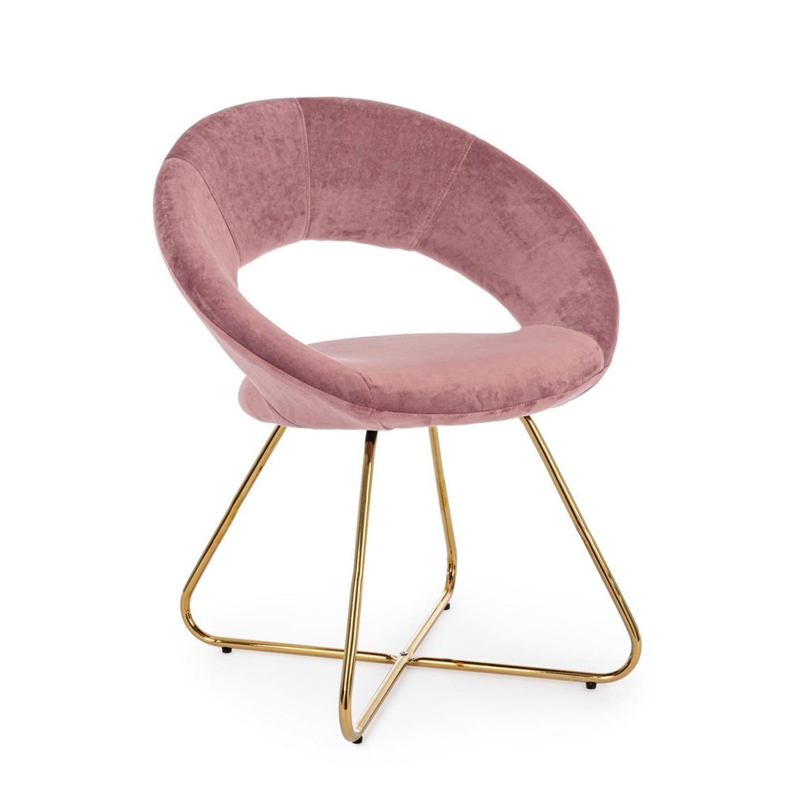 Poltrona "Vanity" per interno, Struttura Seduta E Schienale In Compensato 58 x 69 x 81h cm in Poltrone Decor Space - Altamura, commercioVirtuoso.it