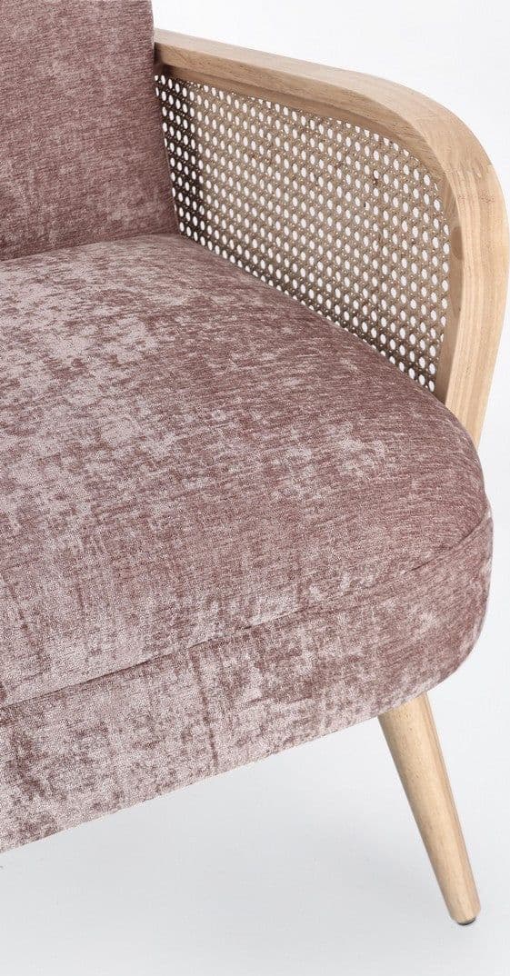 Poltrona "Dalida" per interno, Struttura In Legno Di Pino E Compensato 65 x 74 x 81h cm in Poltrone Decor Space - Altamura, commercioVirtuoso.it