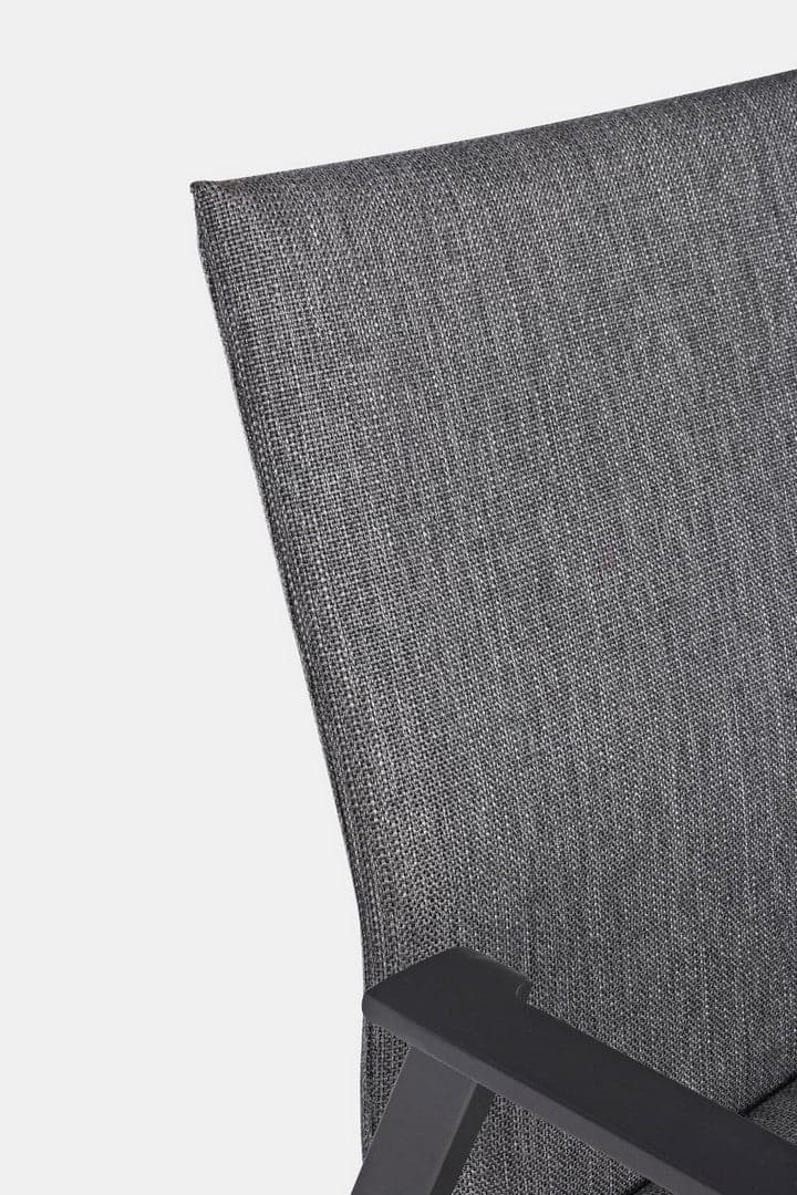Sedia "Odeon" con braccioli, struttura in alluminio, impilabile, per esterno in Sedie Decor Space - Altamura, commercioVirtuoso.it