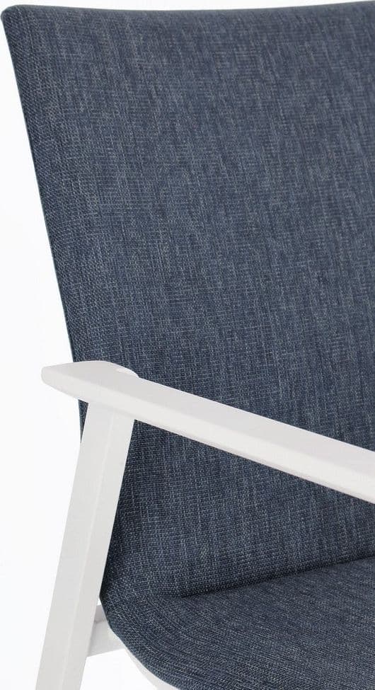 Sedia "Odeon" con braccioli, struttura in alluminio, impilabile, per esterno - 40