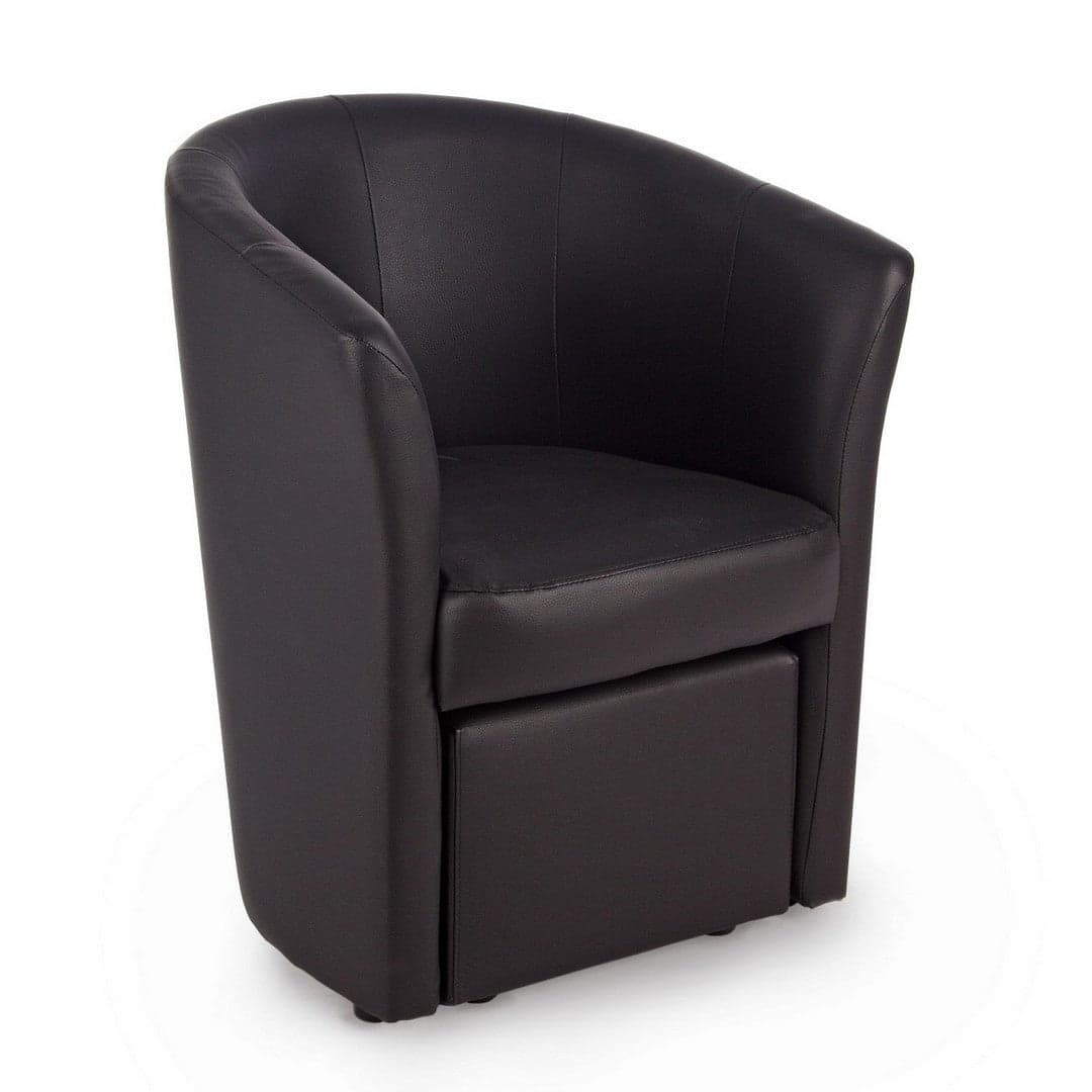 Poltrona "Rita" per interno, Struttura In Legno Di Pino E Compensato, Rivestimento In Similpelle 94% Pvc 6% Poliuretano 64,5 x 59,5 x 78h cm Casa e cucina/Arredamento/Soggiorno/Poltrone e sedie/Poltrone Decor Space - Altamura, Commerciovirtuoso.it