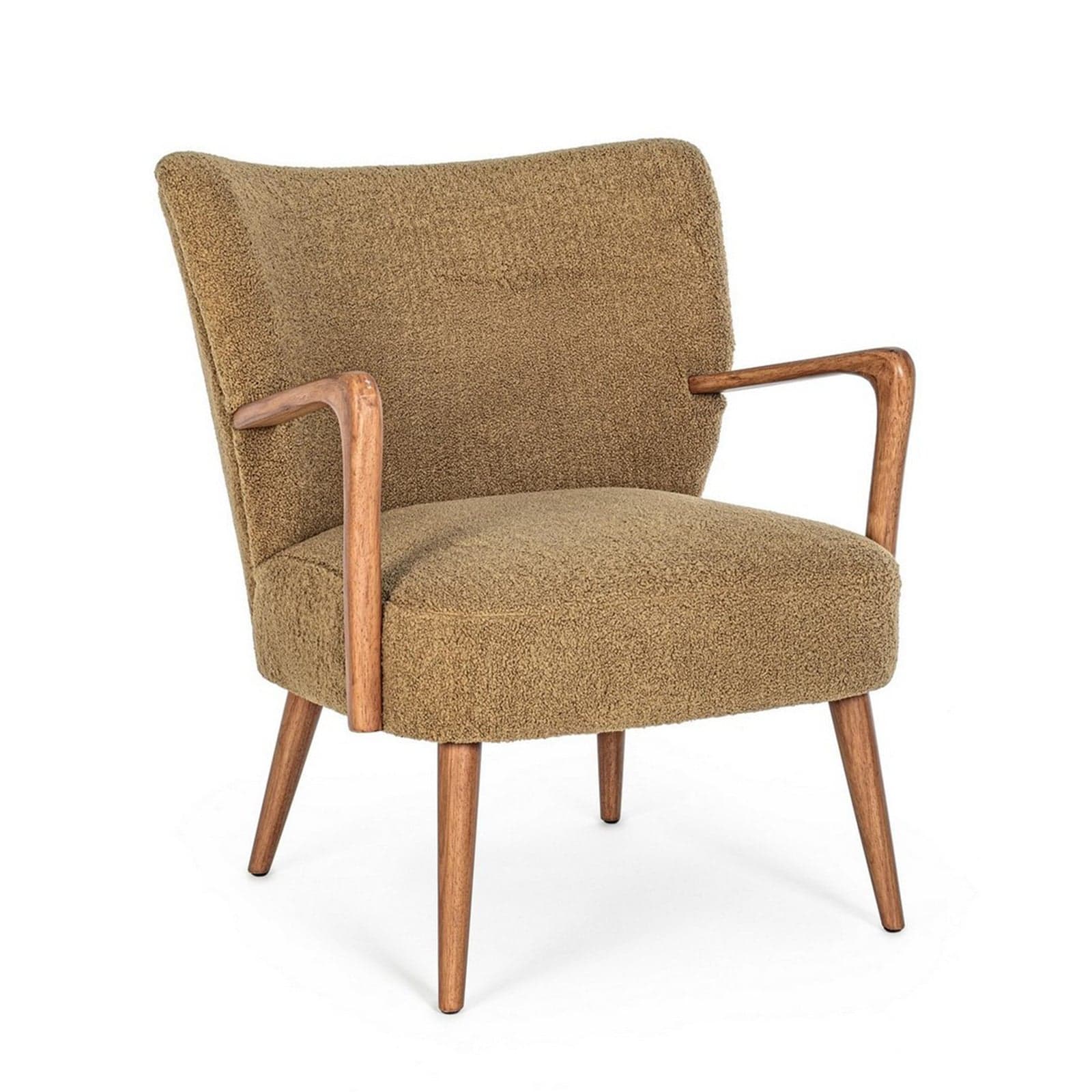 Poltrona "Moritz" per interno, Struttura In Legno Di Pino E Compensato 66.5 x 73.5 x 81.5h cm – Palm – Bizzotto Homemotion –