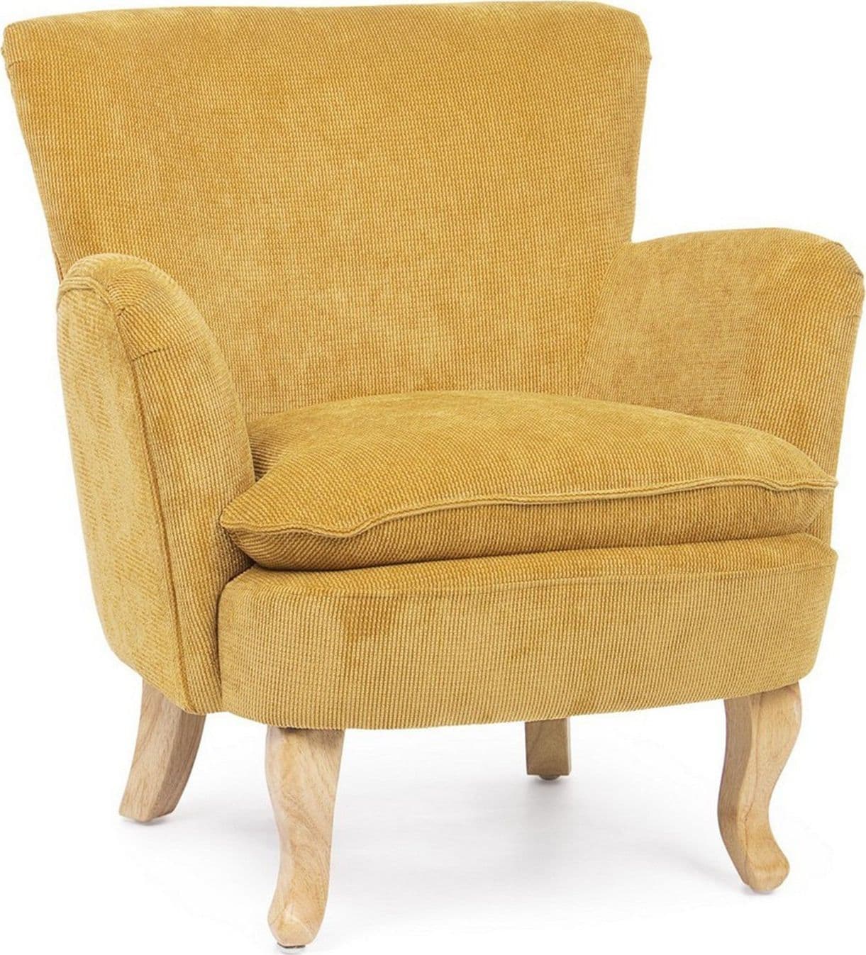 Poltrona "Orlins" per interno, Struttura In Legno Di Pino E Compensato, Rivestimento In Poliestere Effetto Boucle', Capitonne' 71.5 x 72.5 x 79h cm - 26