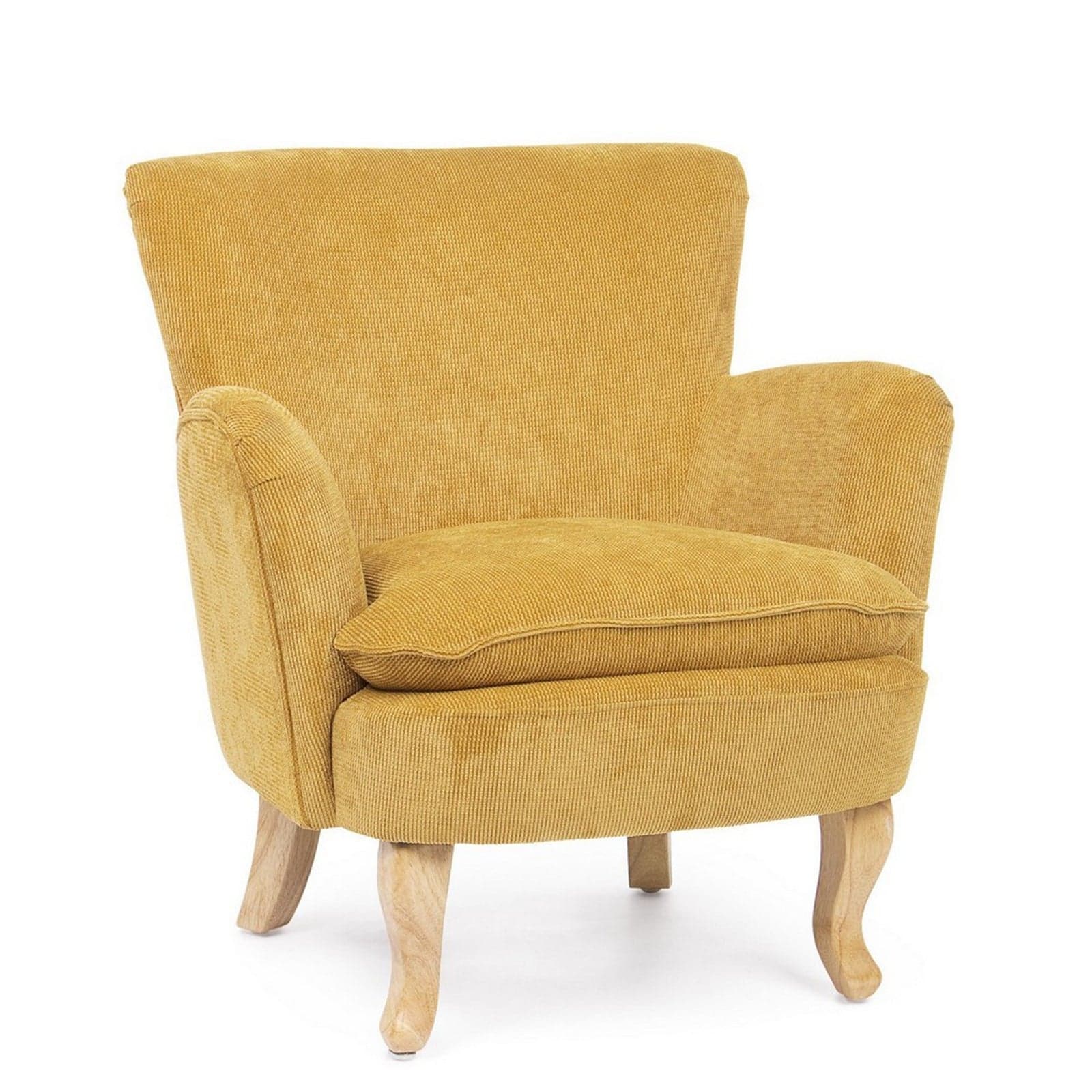 Poltrona "Orlins" per interno, Struttura In Legno Di Pino E Compensato, Rivestimento In Poliestere Effetto Boucle', Capitonne' 71.5 x 72.5 x 79h cm - 26