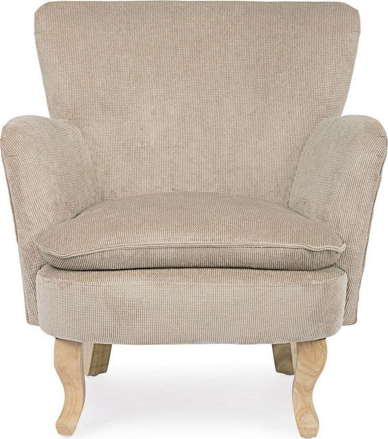 Poltrona "Orlins" per interno, Struttura In Legno Di Pino E Compensato, Rivestimento In Poliestere Effetto Boucle', Capitonne' 71.5 x 72.5 x 79h cm in Poltrone Decor Space - Altamura, commercioVirtuoso.it