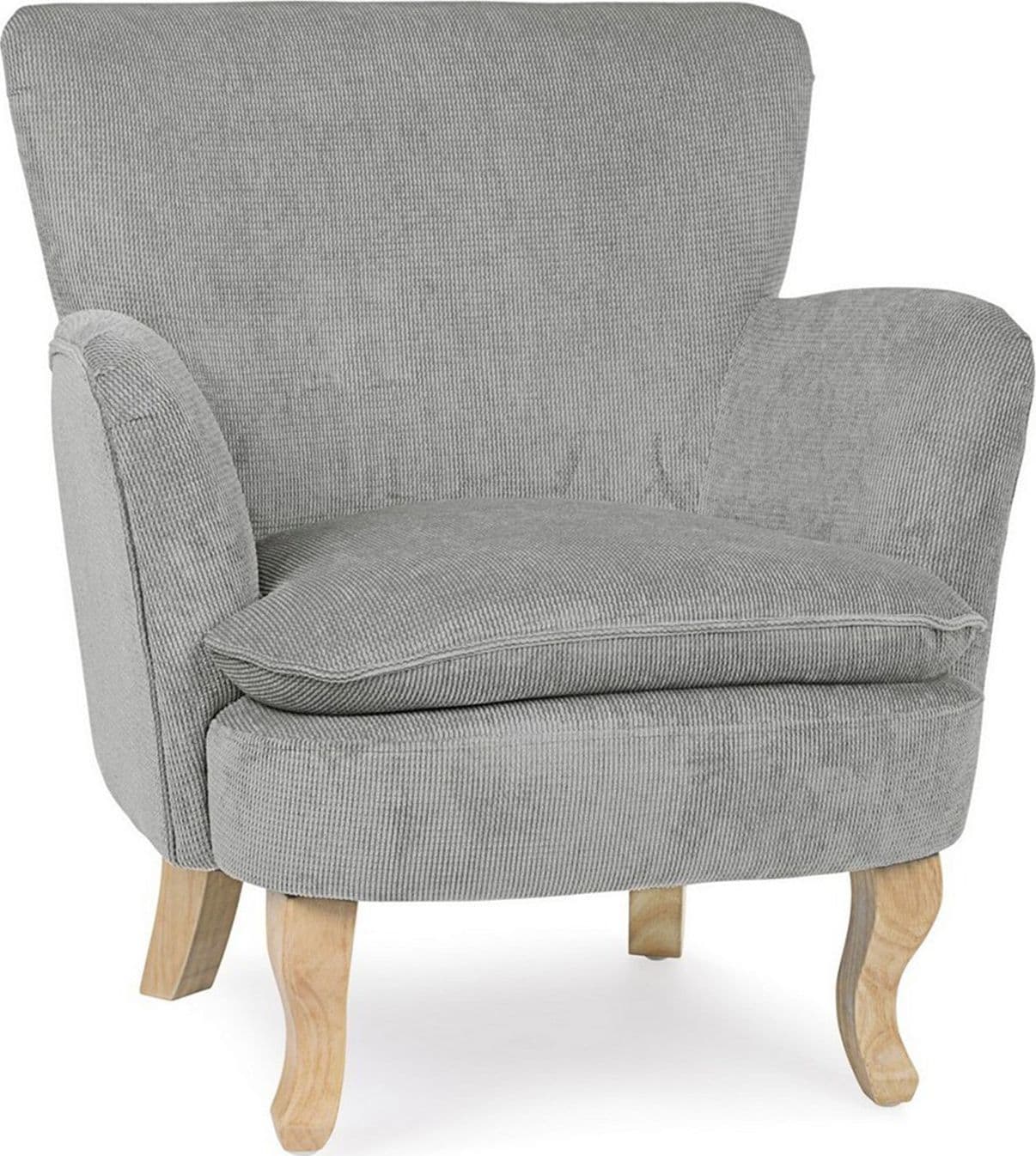 Poltrona "Orlins" per interno, Struttura In Legno Di Pino E Compensato, Rivestimento In Poliestere Effetto Boucle', Capitonne' 71.5 x 72.5 x 79h cm - 23