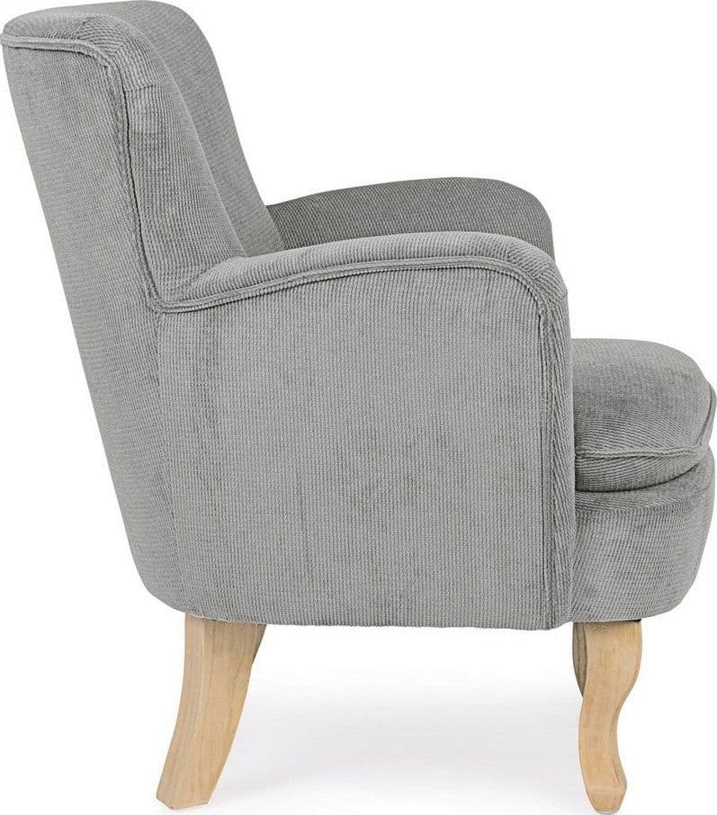 Poltrona "Orlins" per interno, Struttura In Legno Di Pino E Compensato, Rivestimento In Poliestere Effetto Boucle', Capitonne' 71.5 x 72.5 x 79h cm - 27