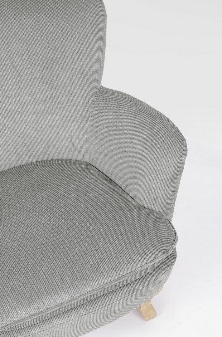 Poltrona "Orlins" per interno, Struttura In Legno Di Pino E Compensato, Rivestimento In Poliestere Effetto Boucle', Capitonne' 71.5 x 72.5 x 79h cm - 28