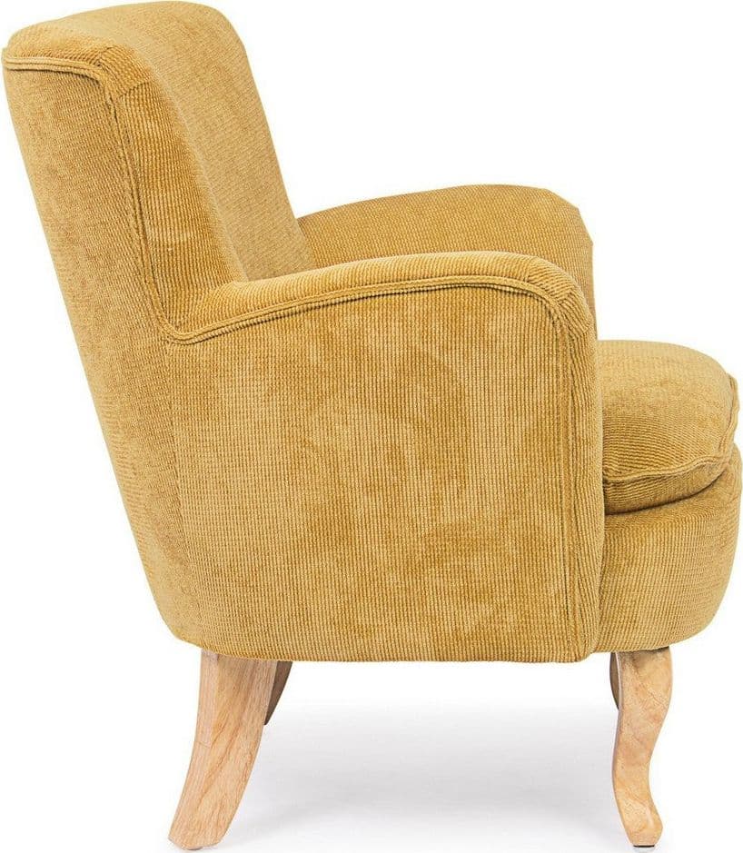 Poltrona "Orlins" per interno, Struttura In Legno Di Pino E Compensato, Rivestimento In Poliestere Effetto Boucle', Capitonne' 71.5 x 72.5 x 79h cm - 40