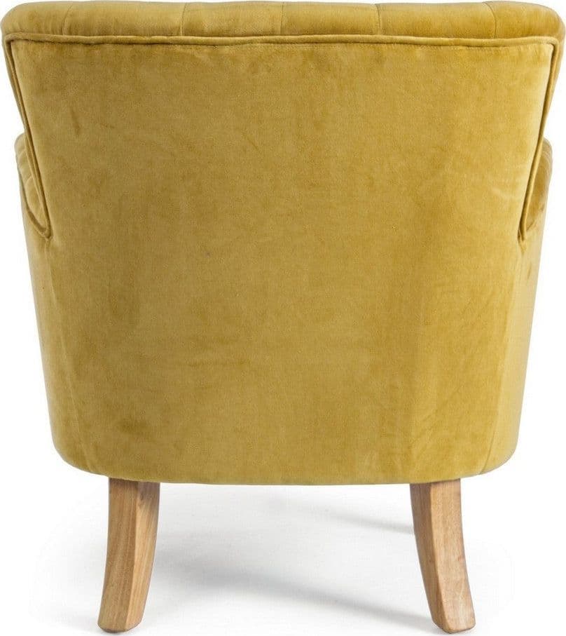 Poltrona "Orlins" per interno, Struttura In Legno Di Pino, Rivestimento In Cotone Trapuntato, Effetto Velluto Capitonne' 71.5 x 72.5 x 79h cm in Poltrone Decor Space - Altamura, commercioVirtuoso.it