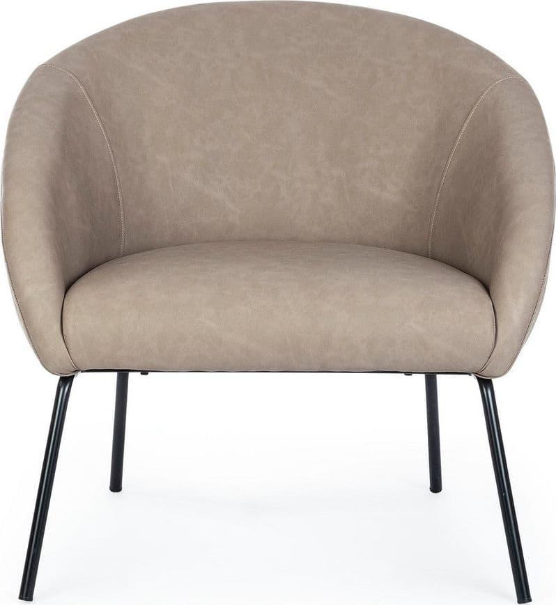Poltrona "Aiko" per interno, Gambe In Acciaio Verniciato A Polvere 80 x 76 x 75h cm - 13