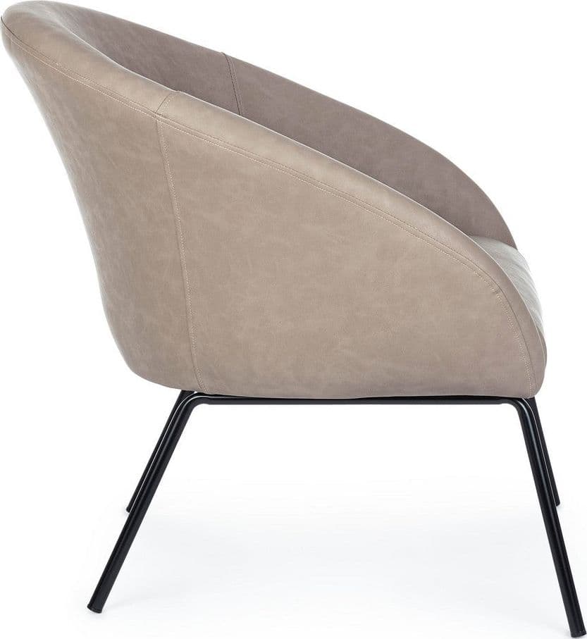 Poltrona "Aiko" per interno, Gambe In Acciaio Verniciato A Polvere 80 x 76 x 75h cm - 15