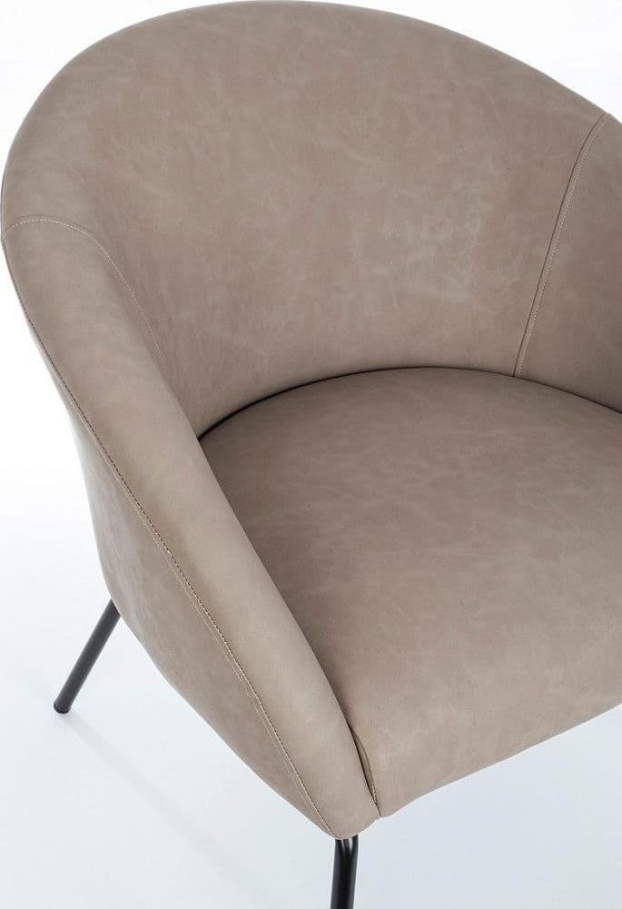 Poltrona "Aiko" per interno, Gambe In Acciaio Verniciato A Polvere 80 x 76 x 75h cm - 16