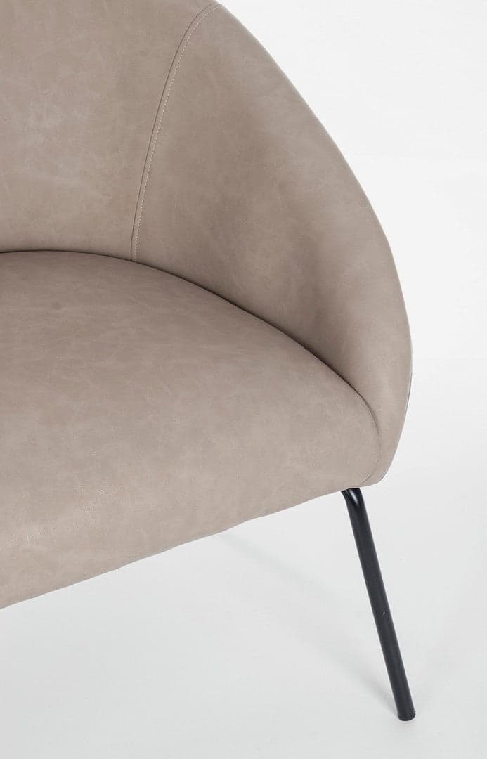 Poltrona "Aiko" per interno, Gambe In Acciaio Verniciato A Polvere 80 x 76 x 75h cm - 17