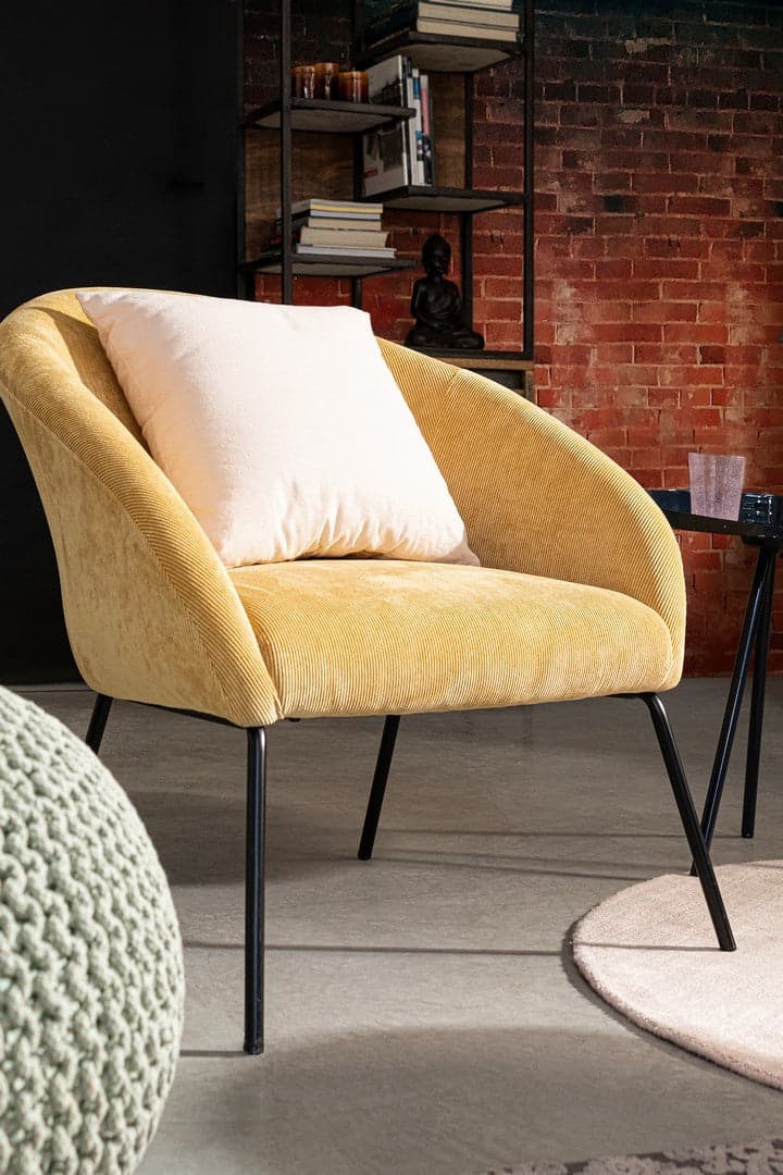 Poltrona "Aiko" per interno, Gambe In Acciaio Verniciato A Polvere 80 x 76 x 75h cm - 25