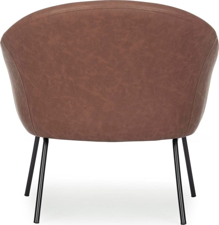 Poltrona "Aiko" per interno, Gambe In Acciaio Verniciato A Polvere 80 x 76 x 75h cm - 4