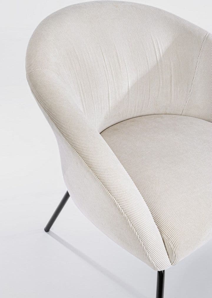 Poltrona "Aiko" per interno, Gambe In Acciaio Verniciato A Polvere 80 x 76 x 75h cm - 35
