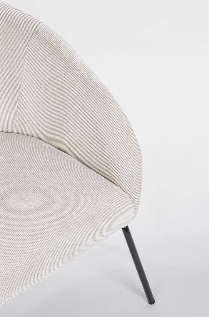 Poltrona "Aiko" per interno, Gambe In Acciaio Verniciato A Polvere 80 x 76 x 75h cm - 36