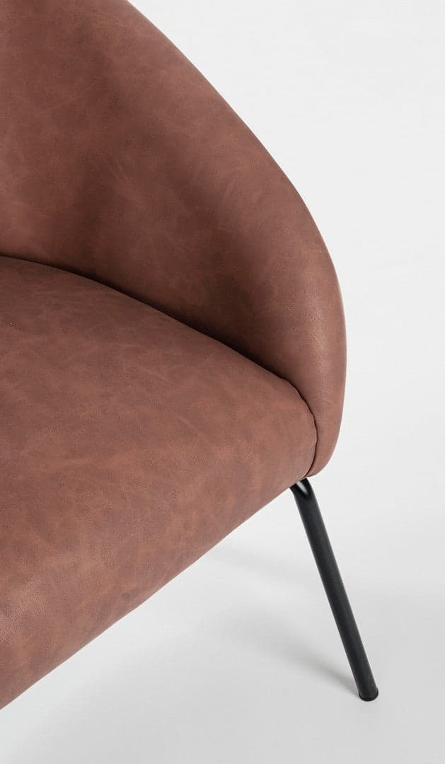 Poltrona "Aiko" per interno, Gambe In Acciaio Verniciato A Polvere 80 x 76 x 75h cm - 7