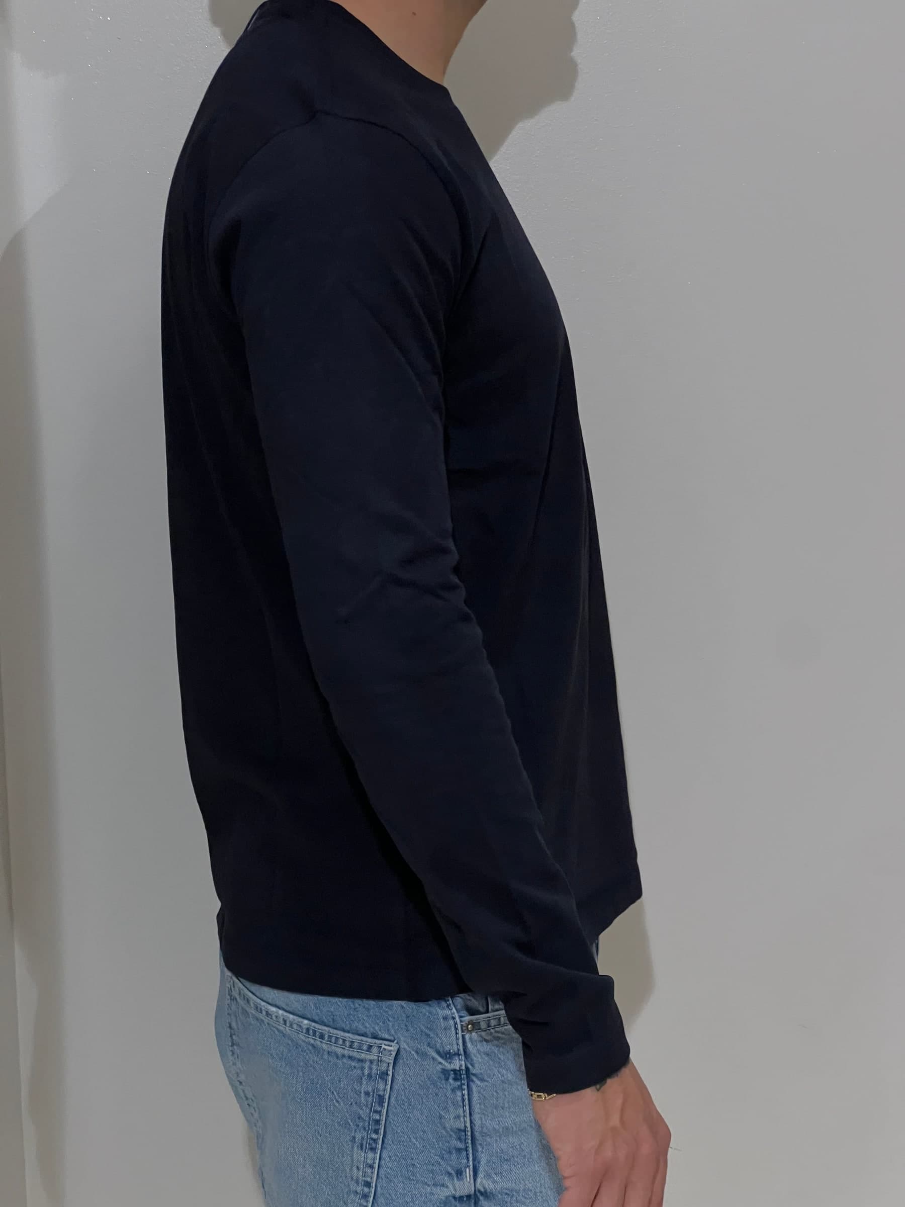 T-shirt manica lunga blu Moda/Uomo/Abbigliamento/T-shirt polo e camicie/Maglie a manica lunga Kanal 32 - Santa Maria di Licodia, Commerciovirtuoso.it