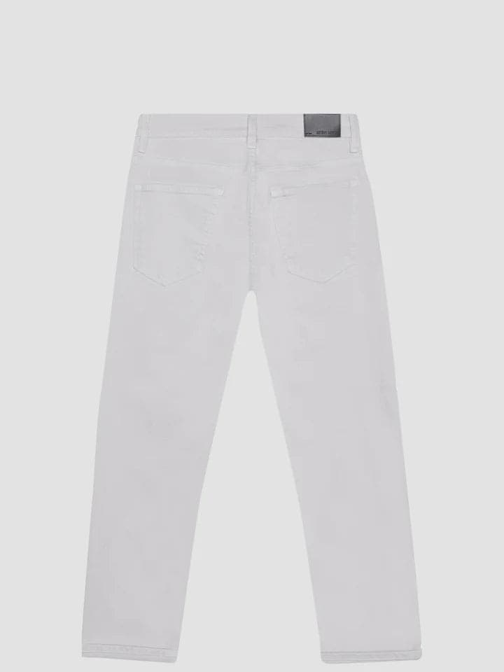 Pantaloni jeans slim ankle length ghiaccio - 2