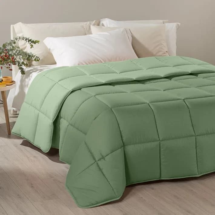 CALEFFI - TRAPUNTA MODERN TINTA UNITA MICROFIBRA – MATRIMONIALE, GIADA – divano