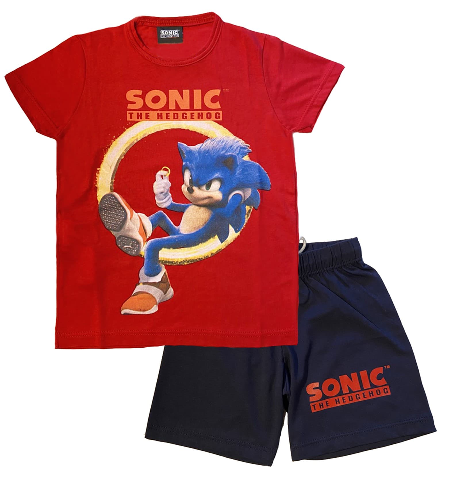 Completo Sonic bambino da 3 a 7 anni made in Italy - 9