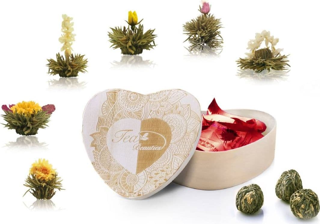 Fiori di Tè Bianco in confezione Cuore