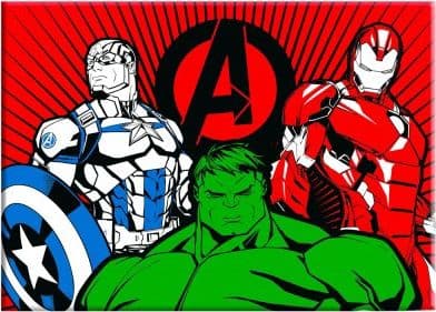 Borraccia in alluminio PortamerendaAvengers e tovaglietta - 5