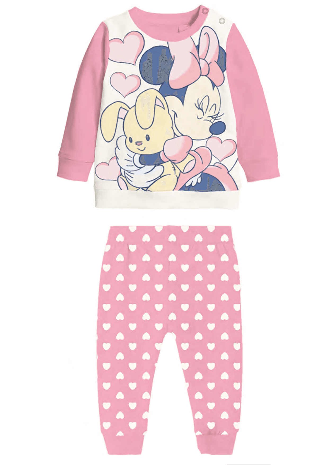 Pigiama Minnie da 12 a 30 Mesi in Felpa Inverno - 3