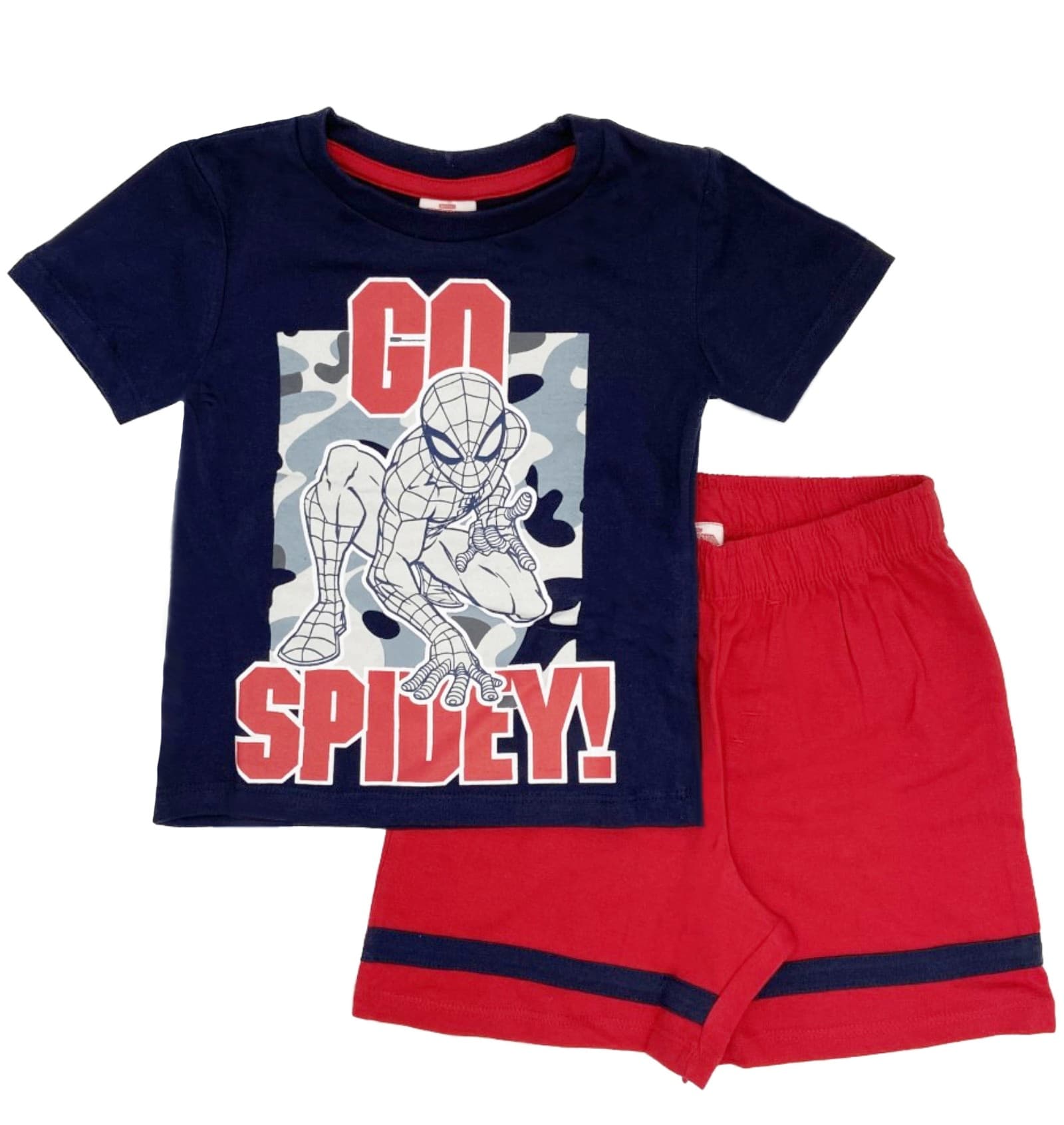 Completo Spiderman T-shirt con pantaloncini da 3 a 7 anni - 3