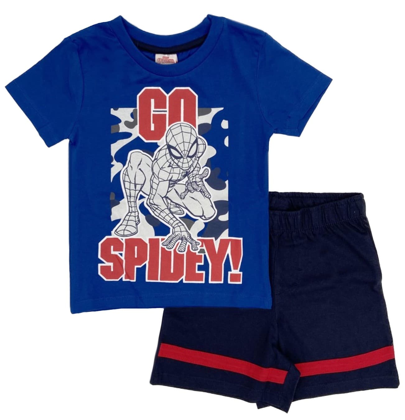 Completo Spiderman T-shirt con pantaloncini da 3 a 7 anni - 4