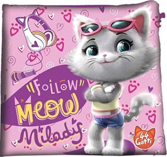Scaldacollo 44 GATTI Milady bambina interno pile e grafica personaggio - 1
