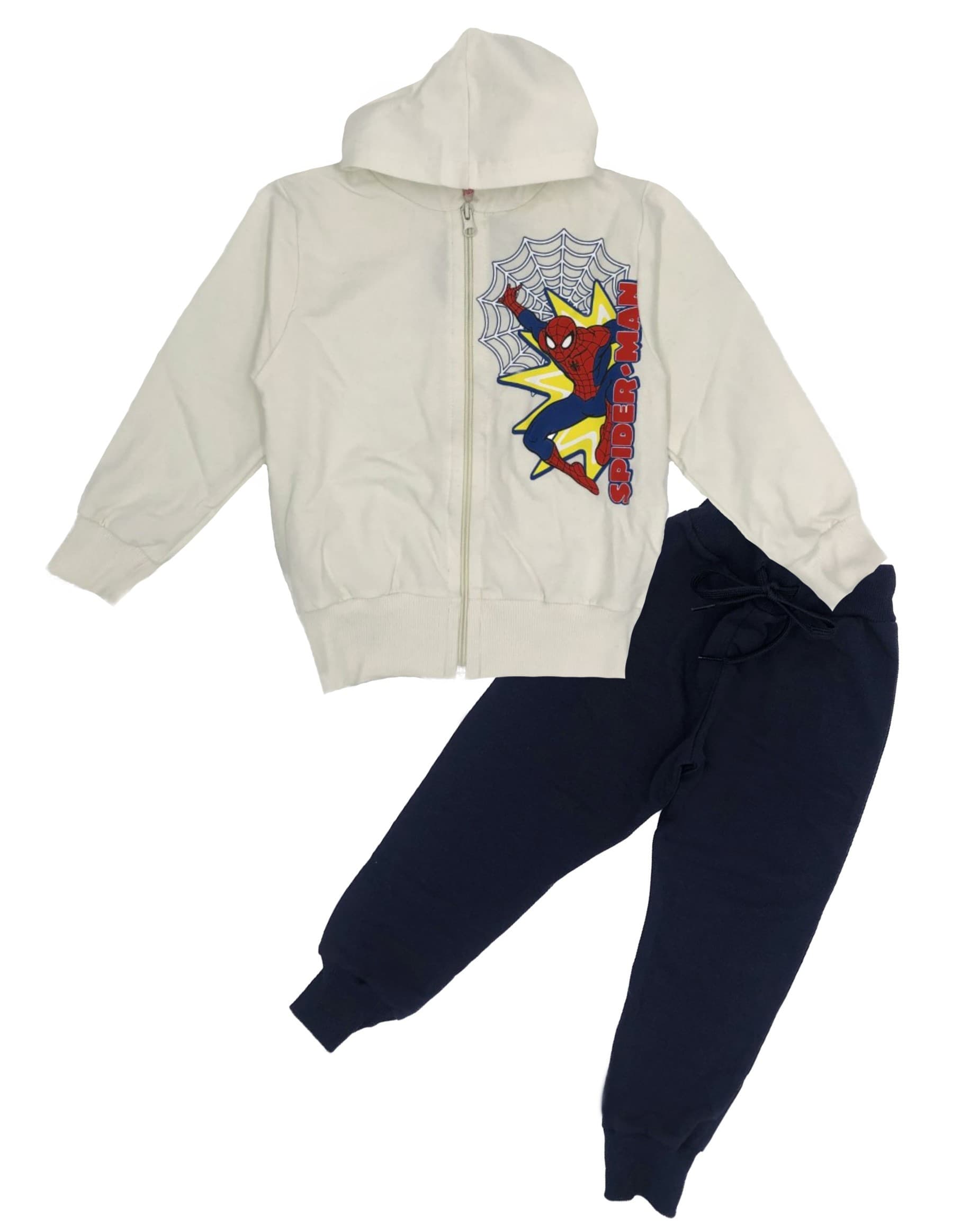 Tuta Felpata Spiderman Misura da 3 a 7 Anni Inverno - 4