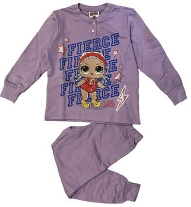 L.O.L. Surprise Serie Glitter Pigiama Misura da 5 a 10 Anni Collezione Inverno - 2