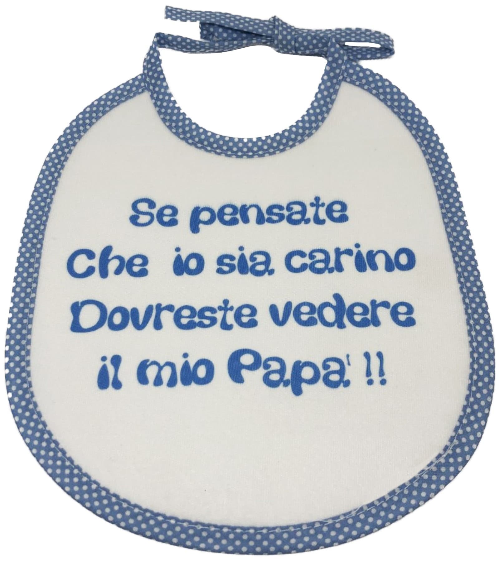 Bavaglini con scritte simpatiche bimbo bimba Made in Italy - 12