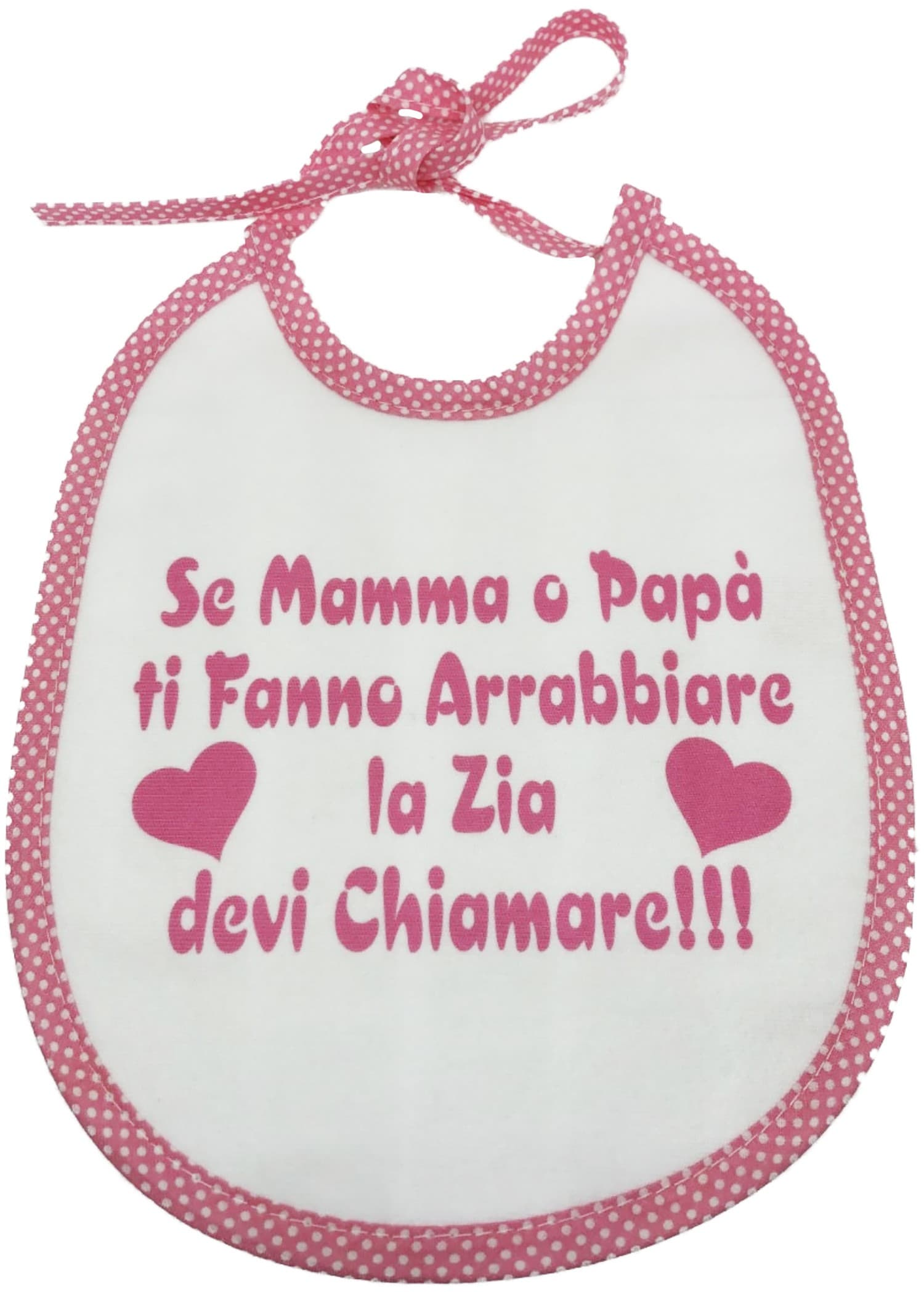 Bavaglini con scritte simpatiche bimbo bimba Made in Italy - 13