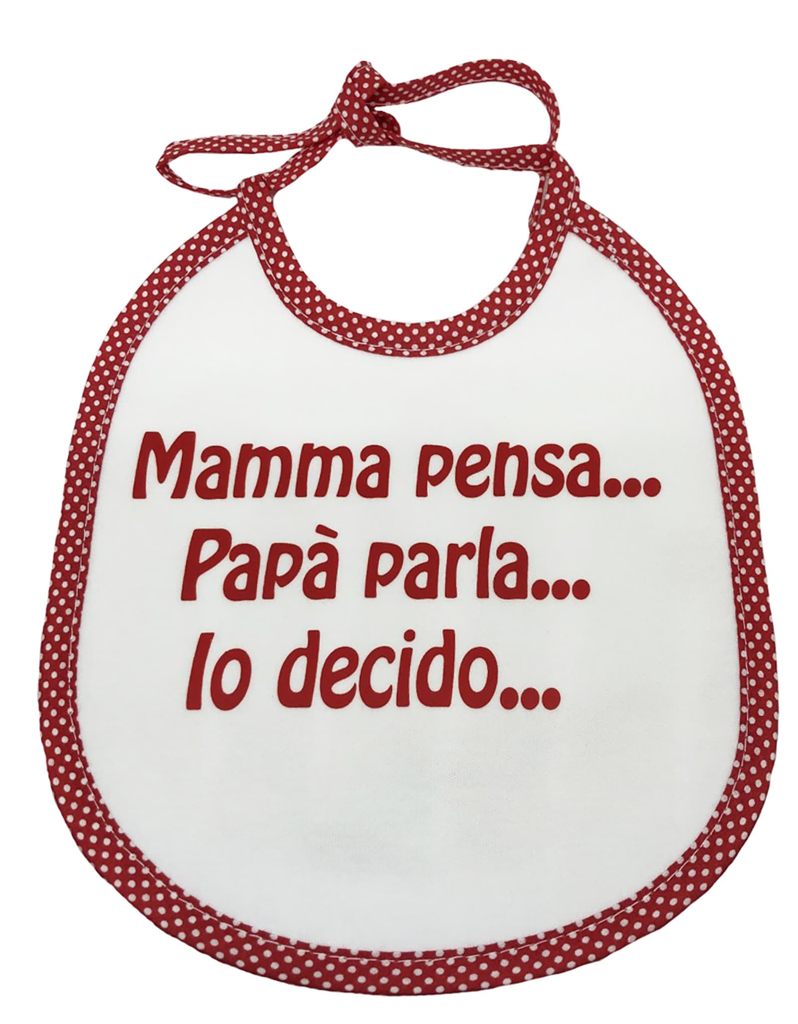 Bavaglini con scritte simpatiche bimbo bimba Made in Italy - 14